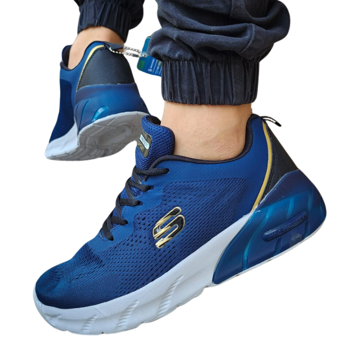 SKECHERS MAX PROTECT SPORT BALMER HOMBRE: La Mejor Opción para Deportistas Si estás buscando SKECHERS MAX PROTECT SPORT BALMER HOMBRE, has llegado al lugar correcto. En Onlineshoppingcenterg, te ofrecemos una de las zapatillas más avanzadas y cómodas para hombres. Este modelo es ideal para quienes buscan protección, estilo y rendimiento deportivo en un solo calzado. A continuación, te contaremos todo lo que necesitas saber para tomar la mejor decisión de compra.  ¿Por qué elegir las Skechers Max Protect Sport Balmer? Las SKECHERS MAX PROTECT SPORT BALMER HOMBRE están diseñadas para ofrecerte la máxima comodidad y durabilidad. Con características únicas como su tecnología de amortiguación avanzada y materiales resistentes, estas zapatillas destacan en cualquier actividad física. Además, el diseño moderno las hace perfectas tanto para entrenamientos como para el día a día.  Características principales de las Skechers Max Protect Sport Balmer Amortiguación Max Cushioning ULTRA GO: La tecnología Skechers Max Cushioning garantiza una pisada suave y cómoda en todo momento. Este modelo es ideal para quienes buscan una zapatilla que cuide sus pies incluso en los entrenamientos más intensos.  Suela Goodyear: Las Skechers Max Protect Goodyear tienen una suela que ofrece un excelente agarre y estabilidad. Esta característica es crucial si buscas un calzado que soporte diferentes tipos de superficies sin comprometer el rendimiento.  Resistencia y Durabilidad: Gracias a la combinación de materiales de alta calidad, las Skechers Max Protect Task Force son perfectas para quienes buscan un calzado que dure en el tiempo sin perder su comodidad.  ¿Quiénes deben comprar las Skechers Max Protect Sport Balmer Hombre? Si eres un hombre activo que realiza entrenamientos constantes o simplemente quieres una zapatilla cómoda para caminar o estar de pie durante largos periodos, este modelo es perfecto para ti. Además, su diseño ergonómico ayuda a reducir el impacto en las articulaciones, haciéndolas ideales para deportistas y personas que buscan cuidarse mientras entrenan.